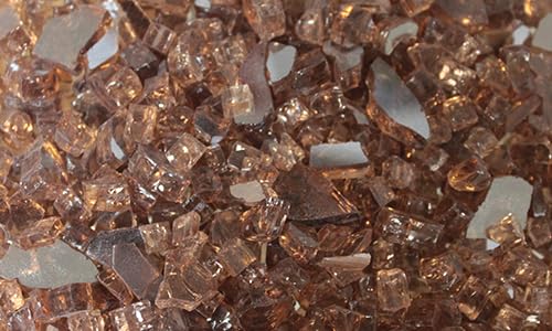 Empire Boulevard Vent Free 60 inch Fireplace Propane Gas with Decorative Crushed Glass VFLB60FP90P (Copper Reflective)