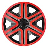 vw käfer cabrio 1303 türen  CM DESIGN Action Rot/Schwarz - 15 Zoll, passend für Fast alle VW z.B. für Käfer 1302 1303 Cabrio