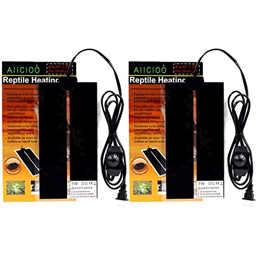 Reptile Heating Pad Terrarium Heater 7W - Non-Adhesive Removable Under Tank Heat Mat