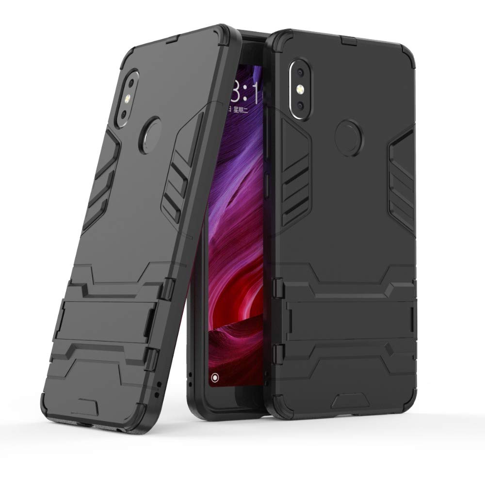 Mobile Mart Shock Proof & Kickstand Hybrid Back Cover Case for Redmi Y2 - Black (B07YG34MRR) Amazon Price History, Amazon Price Tracker