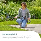 Gardena EasyTrim 25/18 V Solo akumulatorowa podkaszarka do trawy, funkcja 2 w 1, lekka i ergonomiczna, idealna do precyzyjnych krawędzi (14704-55)
