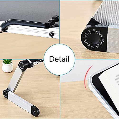 Sunesa Book Stand Book Stand Adjustable Height And Angle Holder With Page Paper Clips For Read Textbooks Smartphone Tablet Cook Recipe Aluminum Bookshelf (Color : Gold) #TOP2