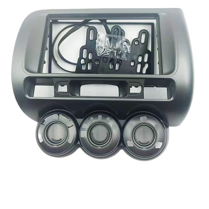 Ramka radiowa kompatybilna z Jazz City 2006 2 Din Dvd Stereo Cd Panel Mount Instalacja Zestaw Trim Kit Frame LHD