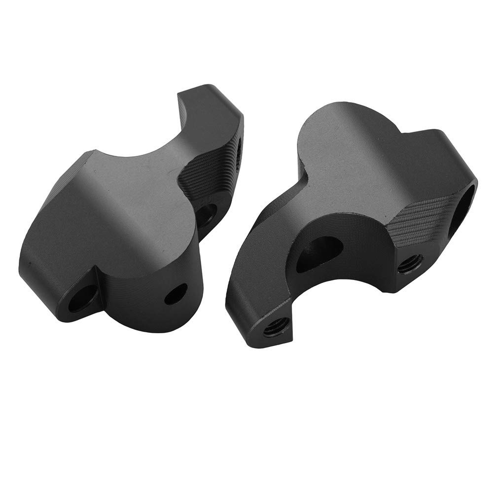Nawenson CNC Aluminum Motorcycle Handlebar Riser Extension Clamp Kit Handlebar Adapter Mount Extended Bracket for 1050 1090 1190 1290 Adventure (Black)