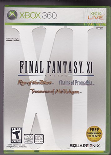 Final Fantasy XI: Chains of Promathia, Rise Of The Zilart, Treasures of Aht Urhgan - Xbox 360