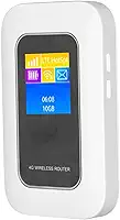 Luqeeg Hotspot Móvel De Alta Velocidade 5G 4G, Compatível Com Múltiplas Bandas Frequência, Roteador Portátil Para Uso Em Viagens, Suporta 10 Usuários, Visor Consumo Energia