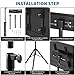 Portable TV Tripod Stand Tilt Mount for 32 to 55 inch LCD LED Flat Screen TV Display Floor Stand