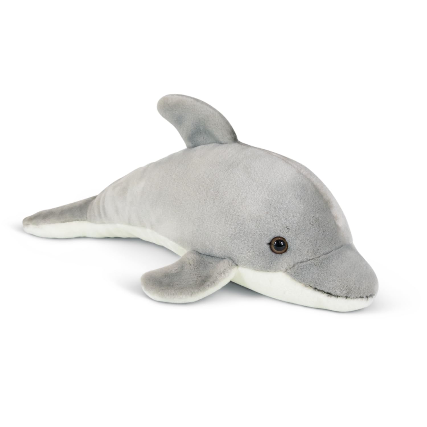 Animigos World of Nature Tobar DOLPHIN Plush Toy, Grey, Medium - Image 3