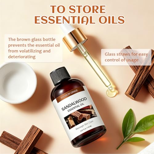 Aceite Esencial de Sándalo 100% Natural para Aromaterapia 4 Fl Oz miniatura 6