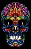  TEXTIL TARRAGO Toalla de Playa Calavera Negra 90 x 170 cm 100& algodón