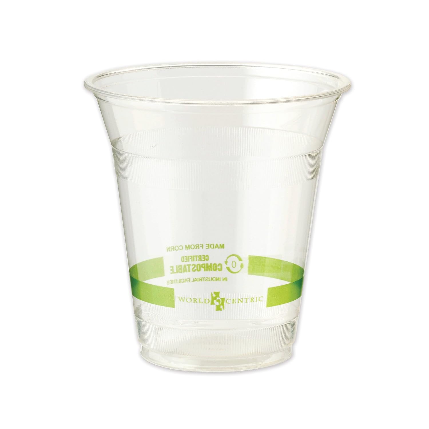 World Centric Pla Clear Cold Cups, 12 Oz, Clear, 1,000/carton