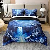 Taille : 1 housse de couette 200 x 200 cm + 2 taies d'oreiller 80 x 80 cm ; couette non incluse.