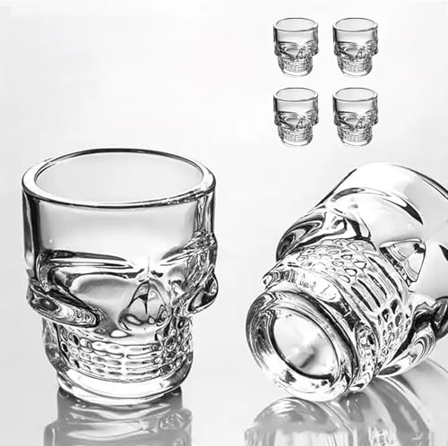 Image of bellemax Classy Shot Glass for Espressos, Spirits & Liquors,Whiskey, Vodka Shot, Tequila Shot, Wine Tasting, Cocktail Pour, Bar Accessory & Home Decor Parties Glasses Set of 6 (BR-02)