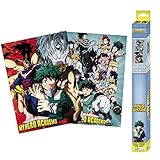 100% offiziell ABYSTYLE - My Hero Academia - Set 2 Chibi posters - Artworks (52x38)