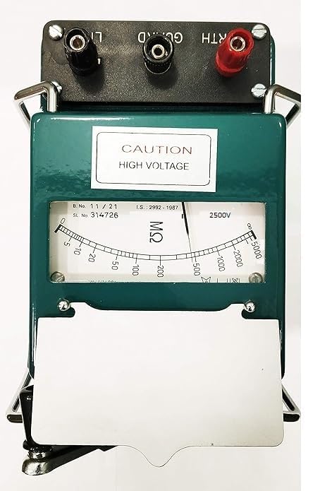 Meter 2500v-5000 MOhms metal body analog insulation tester maegger (B0DDTXSHYZ) Amazon Price History, Amazon Price Tracker
