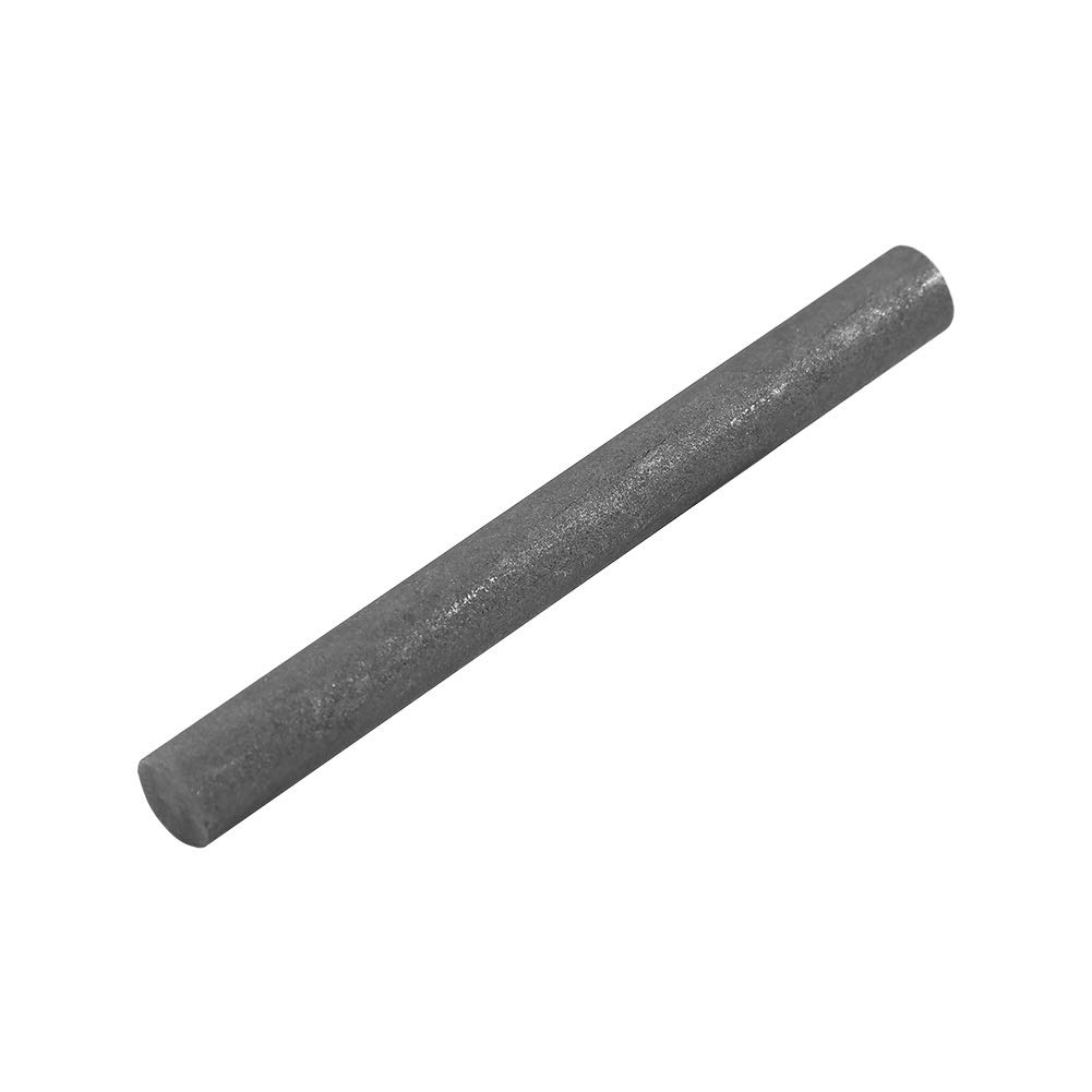Jadeshay Graphit Elektroden, 5PCS Graphitstange Stangenlänge 100mm Durchmesser 10mm Schwarz Farbe 99.9% Elektrode Zylindrischer Stab für Metallurgie, Maschinenbau