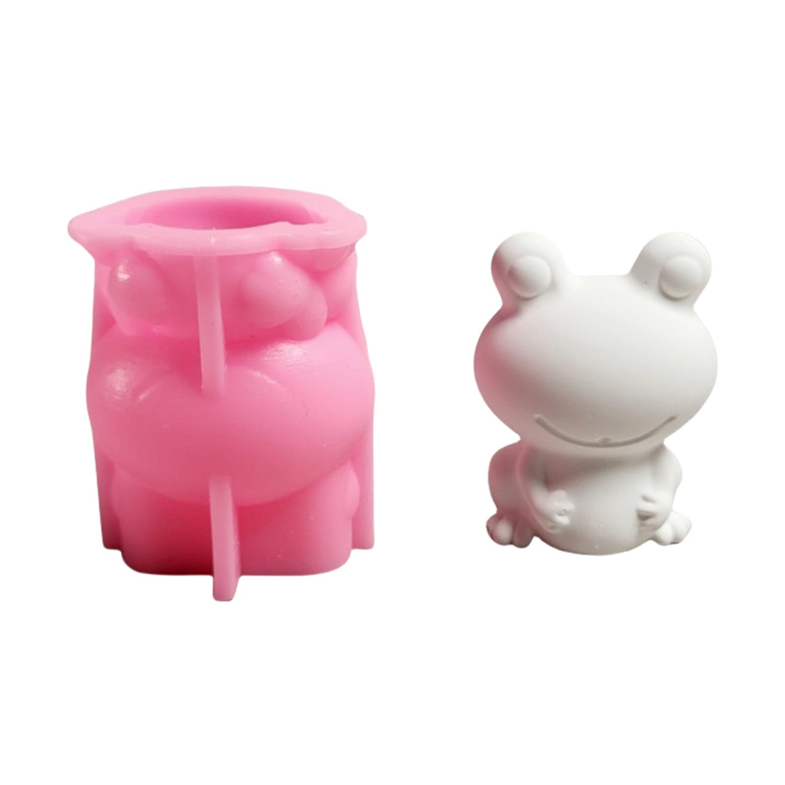 Buxuaaaa Lovely Animal Silicone Molds Plasters Epoxy Resin Frogs Molds Ornament Casting Silicone