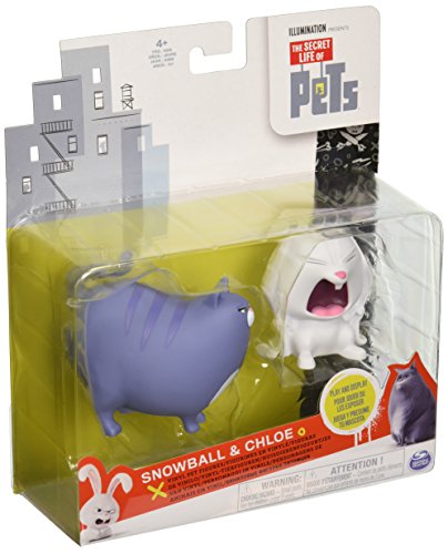 The Secret Life of Pets Movie Snowball and Chloe Figures