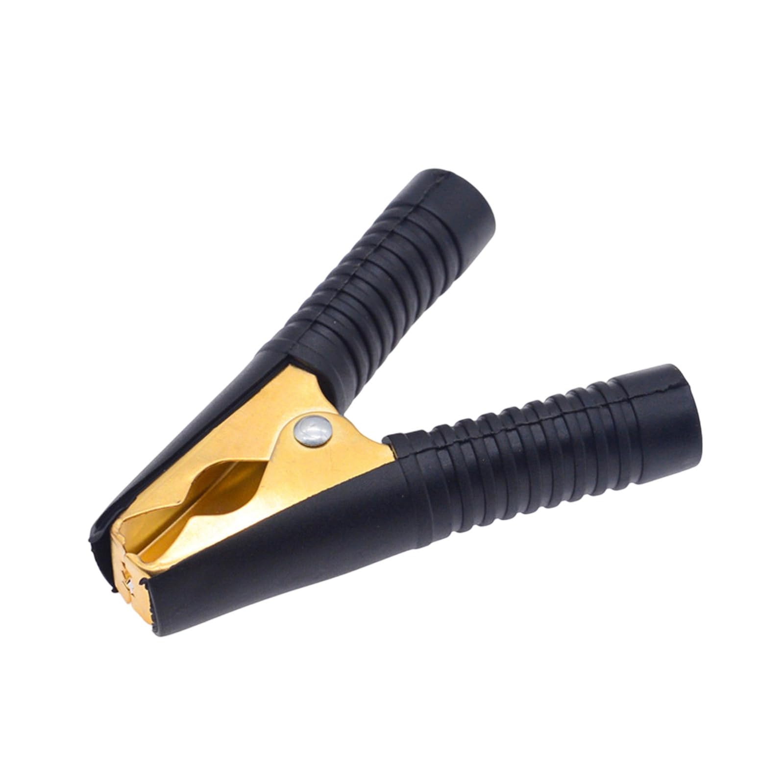 Kelisdi 100A 90Mm Black Multipurpose Clip Clamps 100A To 500A With Insulated Handles For Automotive Marine And Power Tool Applications Copper Battery Terminals Clamps