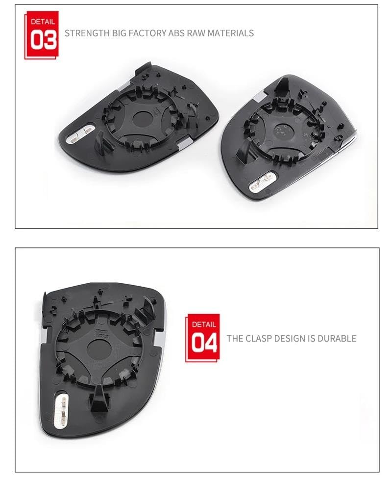 Glace rétroviseur chauffant pour Skoda Octavia 2 et Superb - 4