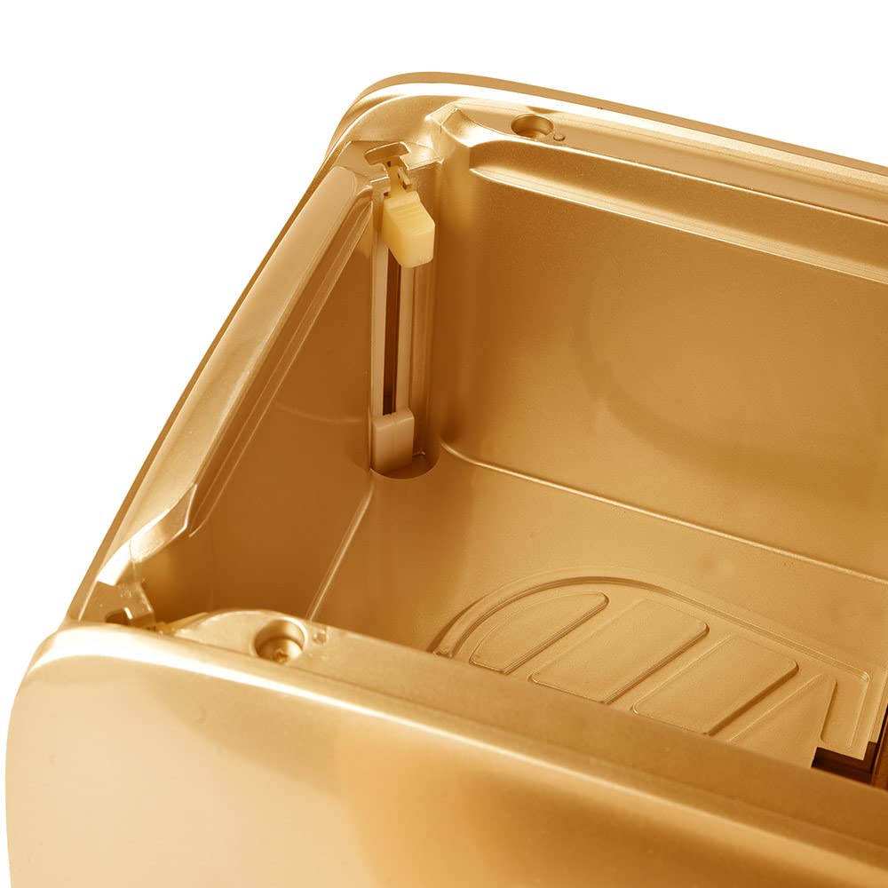 Amc Dispenser copriscarpe automatico professionale design elegant, distributore automatico copriscarpe monouso per casa, ufficio, lavoro, struttura robusta, omaggio 100 pz copriscarpe monouso, Oro