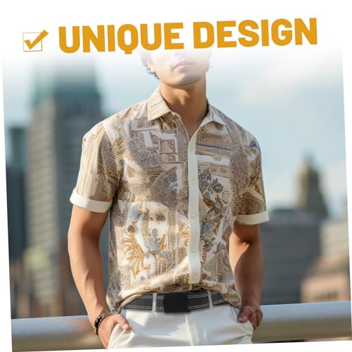 Men Hidden Money Belt with Alloy Buckle Travel Money Belt for Men Theft Design for Outdoor Use Comfortable Convenient Waist Belt for Everyday Style3