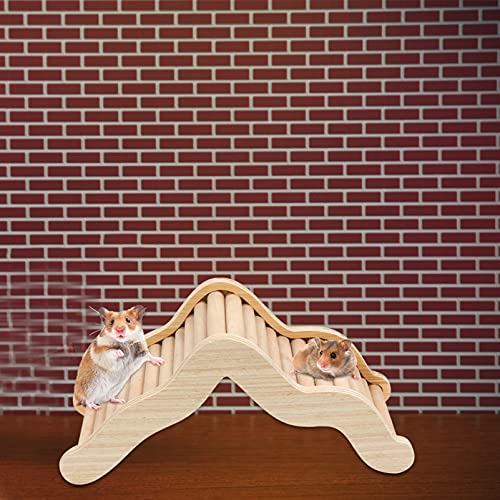 Balacoo Hamster Klimmen Ladder- Houten Suspension Bridge Speelgoed Hamster Muis Speelgoed Voor Cavia Ratten Egel Gerbils… - Image 6