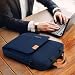 jooeer 13 Zoll Laptop Hülle Kompatibel mit 13" MacBook Air Pro M3 M2 M1, Surface Pro, Dünn Wasserdicht Gepolstert Polyester Sleeve, Marineblau