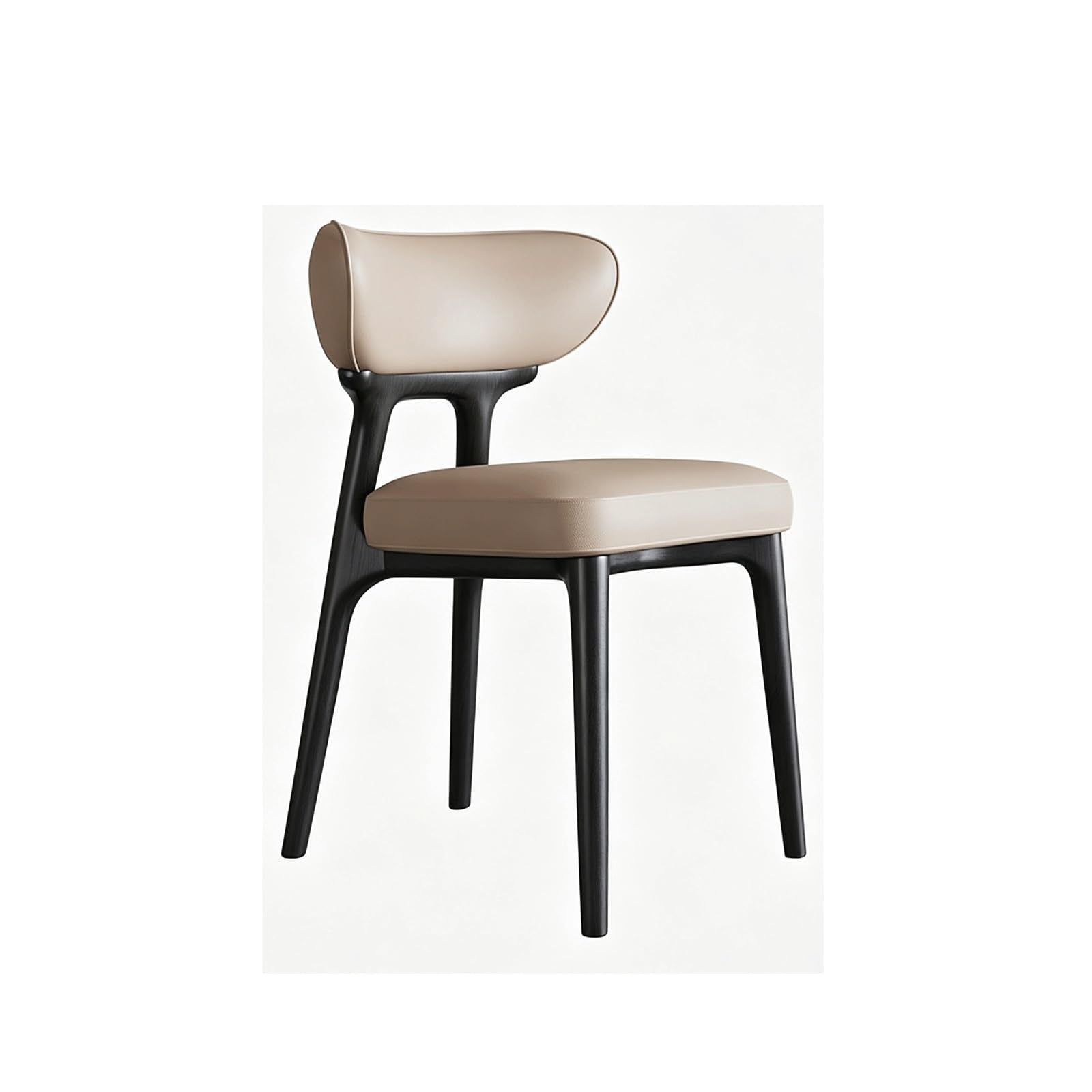 Rieort Modern Dining Chairs Backrest Kitchen Chairs