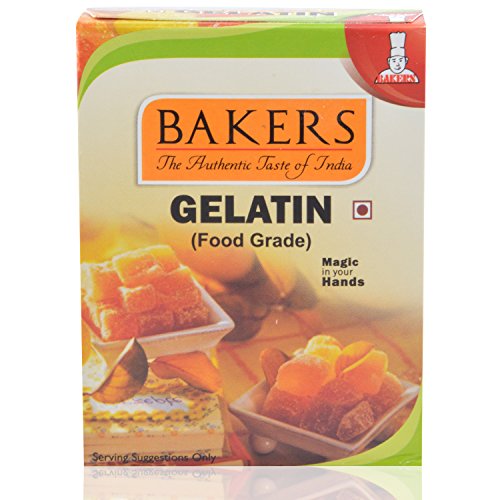 Image of Bakers Food Grade Gelatin, 50g - Pack of 3