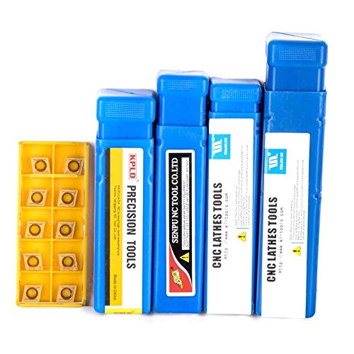 10 piezas de inserts de carburo con herramienta para torno miniatura 4