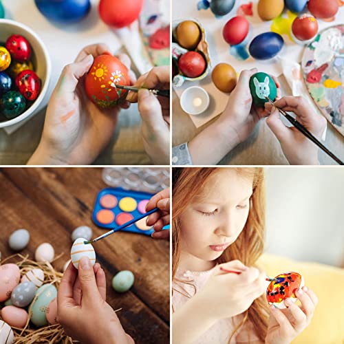 KJSXUUE Uova di pasqua decorative - 24 pezzi, Uova...