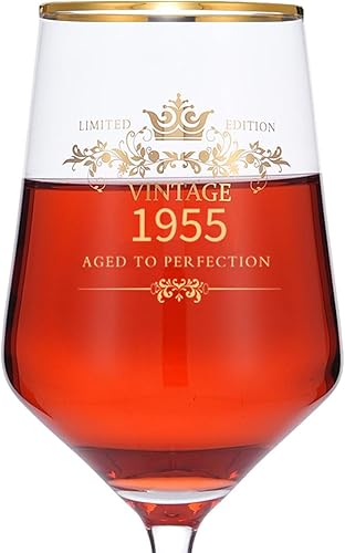 Miniatura 7 de MOMRNTAIL Copa de vino de copa de copa de copa de copa de 16 onzas, decoraciones de cumpleaños de 80 años para mujeres y hombres, divertida idea de