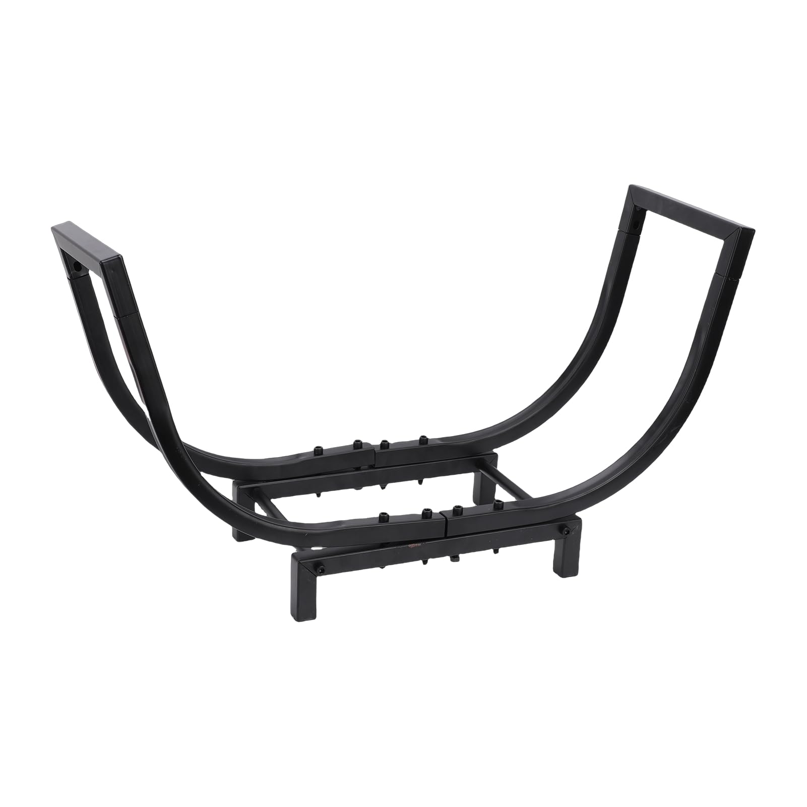 Ejoyous Portalegna da Ardere Portalegna in Ferro 25 X 14,17 Pollici Organizzatore di Stoccaggio Aperto Telaio Stabile Design Salvaspazio per Interni Ed Esterni Camino Focolare Patio Utenti