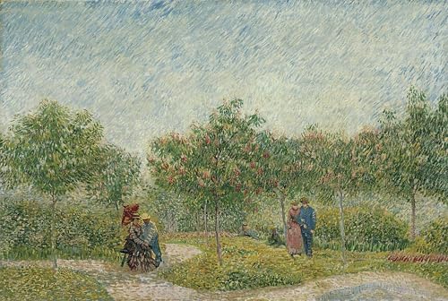 Art Mural Tuin à Montmartre Van Gogh pour transformer un mur vide en espace moderne
