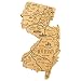 Totally Bamboo New Jersey State Destination Bamboo Serving and Cutting Board