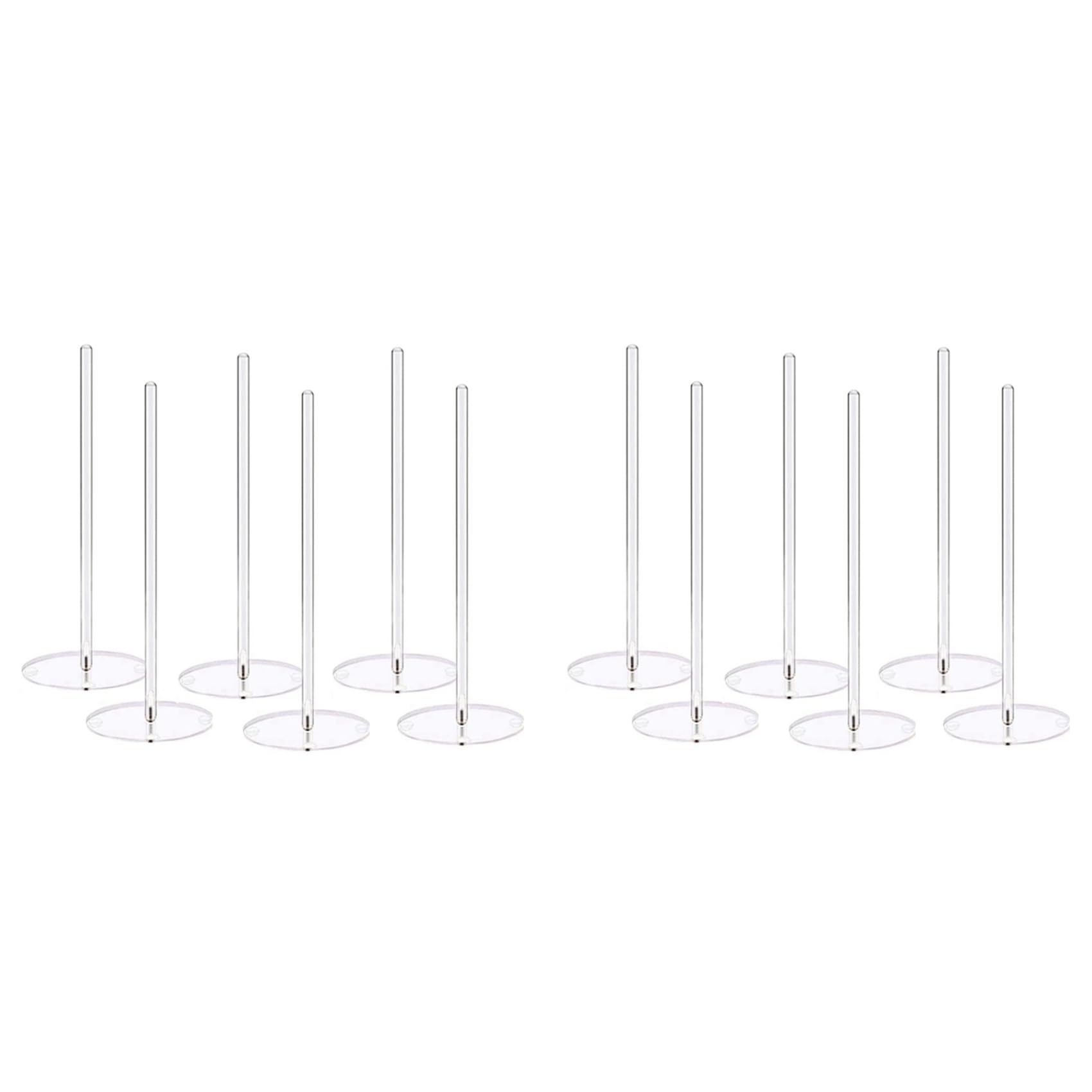 Hndhbfgrt Donut Stand 12 Pack,Acrylic Bagel Stand,Donut Display Stand for Dessert Table,Bagel Display Tower for Birthday, Wedding
