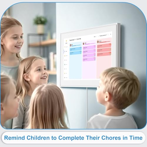 Image of 15.6 Inch Digital Calendar Wall Touch Screen Chore Chart, 32GB Electronic Calendar + Smart Family Planner, Wall and Desk Mountable, Gifts for Women Men, Gifts for Mom Dad