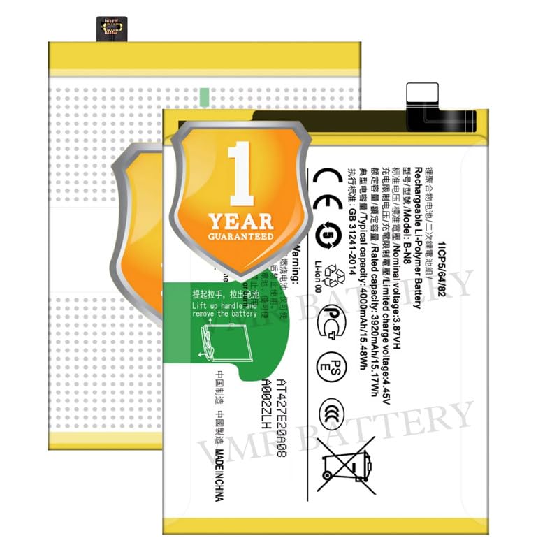 Image of Original B-N8 Battery Compatible for Vivo V20 | V20 (2021) | V20 Pro - (4000mAh) - 1 Year Warranty K7
