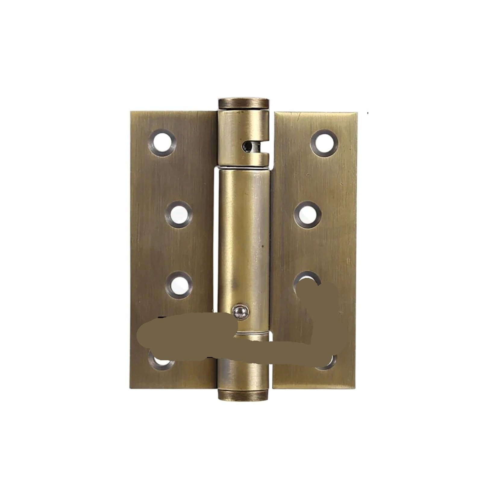 Kdhcvkz 4Inch-Bronze Stainless Steel Spring Hinge 90° Hidden Door Hinge(4Inch-Bronze)