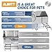 Albott 50-Inch Stainless Steel Pet Washing Station with Stairs, Dog Bath Tub 3-Speed Showerhead, Removable Grates, Easy to Clean, L-Size (Right)