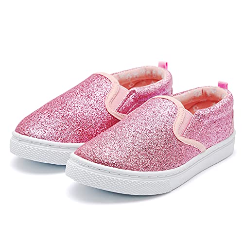 Image of K KomForme Boys & Girls Slip on Shoes, Toddler Canvas Walking Shoes | Lightweight, Comfortable