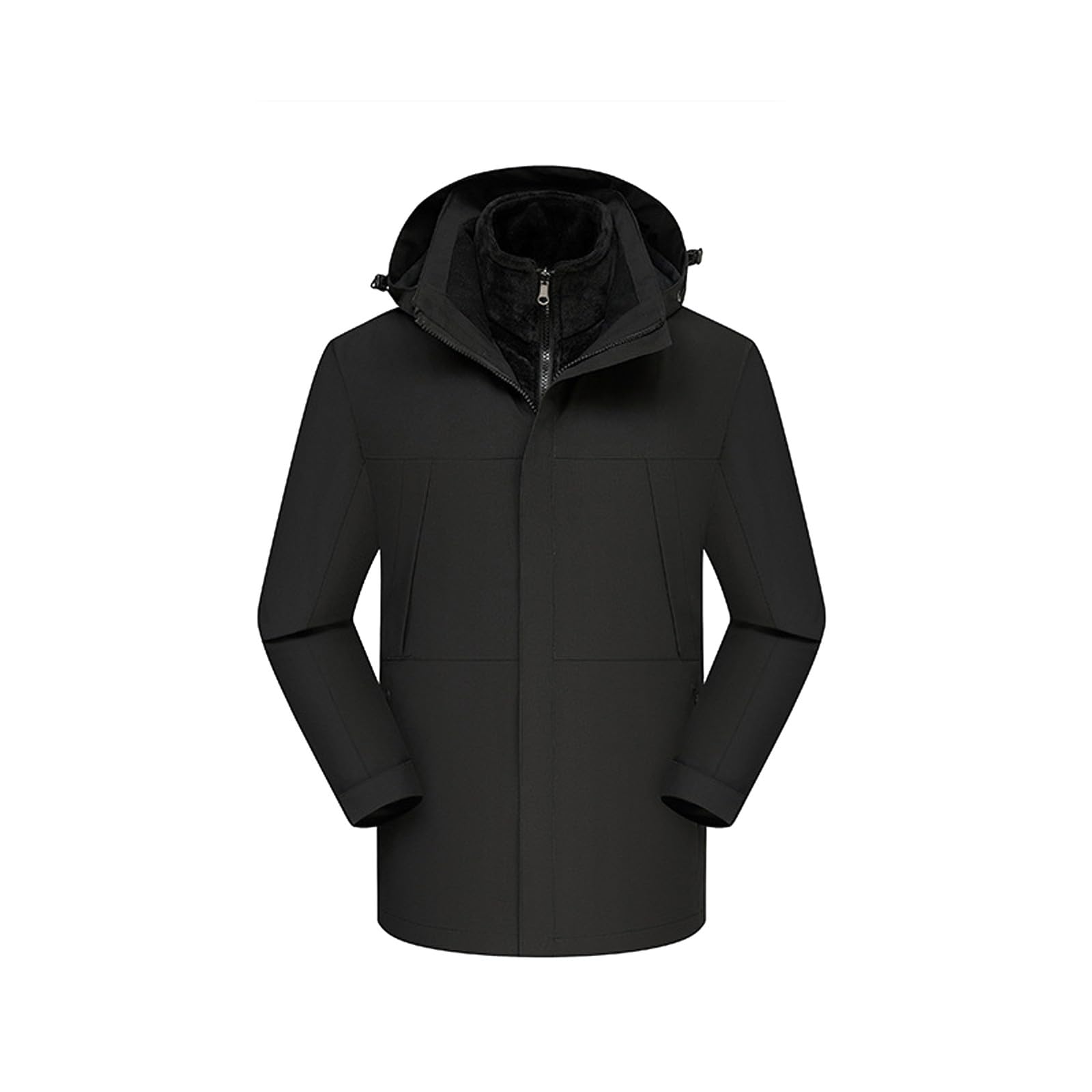Veste Unisexe 3 En 1 Imperméable Polaire Extérieure