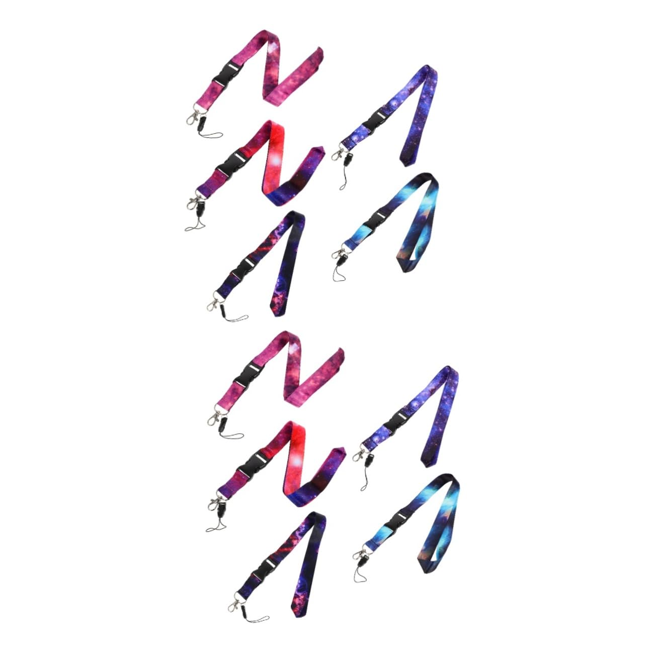 SHINEOFI Handy Umhängeband Set Aus Polyester Robuste Handy Lanyards Mit Schlüsselanhänger Id Karten Und Mehr Für Outdoor Einsatz