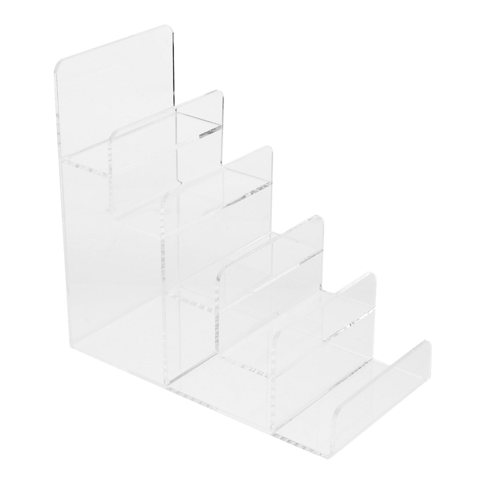 Cabilock Elegant Acrylic Display Stand 5 Tier Riser Perfect for and Collections