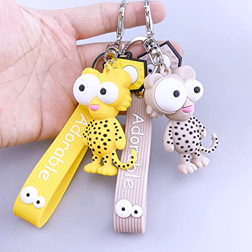Image of Cute Cartoon BTS Keychain for Girls and Boys - Gift for Army and Kpop Lovers - Bag, Luggage Keyrings, Albums Keys Gifts