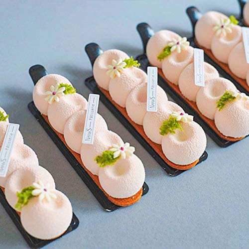 ESA Supplies Silicone Mousse Cake Molds Silicone Large Bar Dessert Molds Jelly Molds for Baking 6 Bars - Thumbnail 5