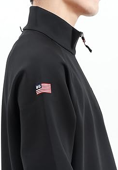 Amazon | [ブリーフィング] BBG223M06 MS 3D LOGO HALF ZIP メンズ 3D