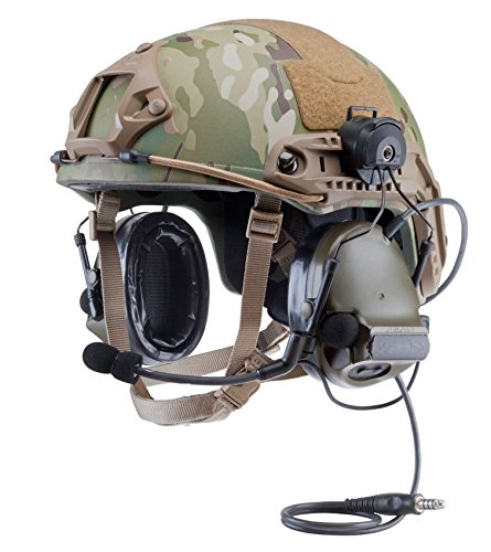 ［実物］Busch Helmet ARC Peltor Adapters 3M Peltor P3ADG-F Arc Rail Helmet Adapter for mounting Ear Muffs