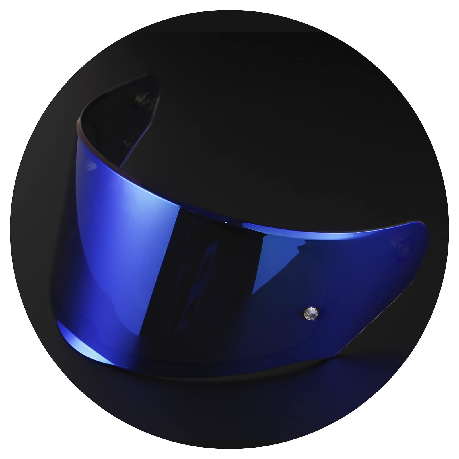 LS2 Replacement Helmet Mask, Suitable for FF320/353/328/800 Model, Unisex-Adult Flip Up Helmet Modular Helmets Replacement Helmet Shield (Deep blue)